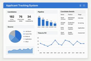 Applicant tracking system dashboard