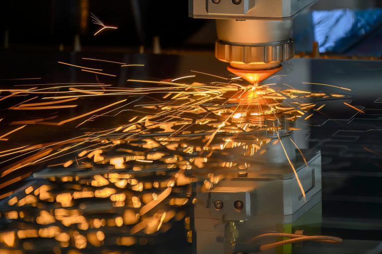 Precision laser cutting on a production line