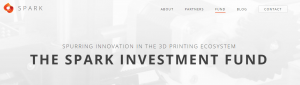 spark investment fund 3d printing